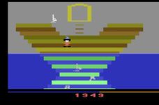 une photo d'Ã©cran de Sorcerer s Apprentice sur Atari 2600